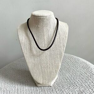 Brighton Braided Leather Rope Necklace